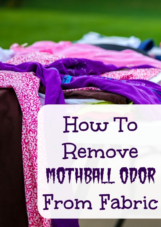 remove mothball odor