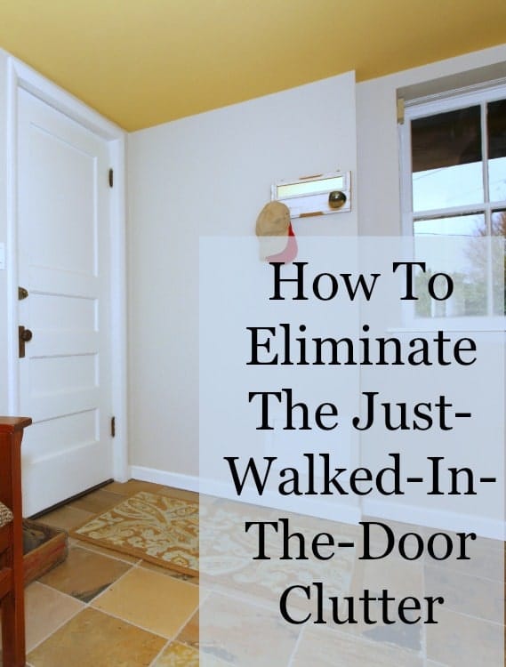 eliminate clutter inside door