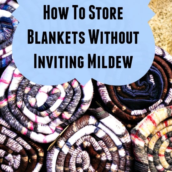 eliminate musty blankets