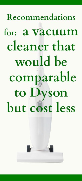 comparable to Dyson but costs less