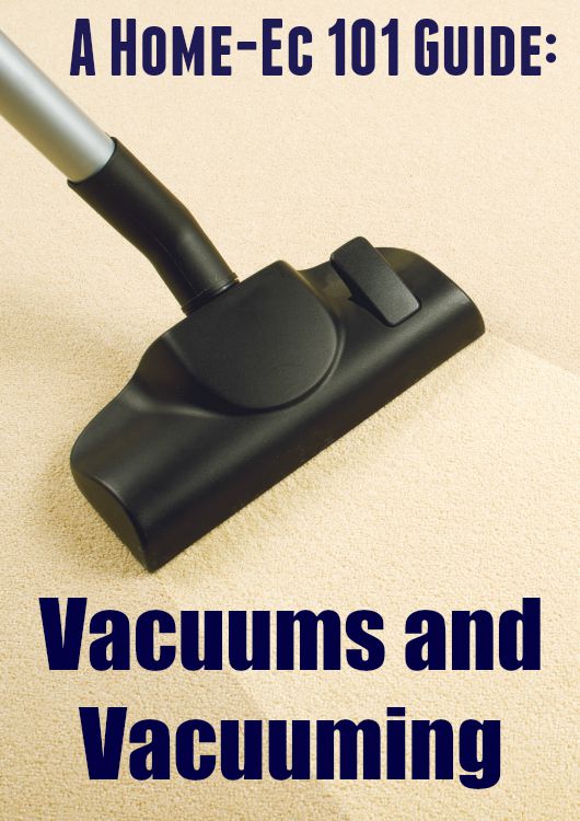 vacuum and vacuuming tips