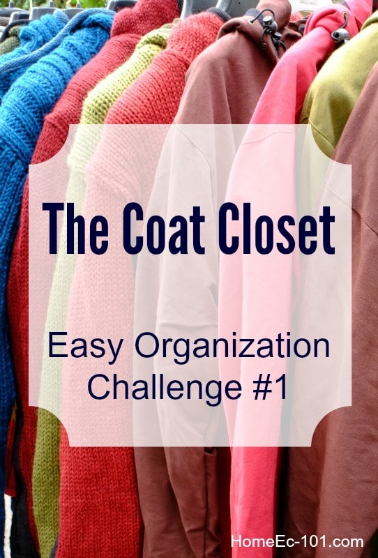 coat closet organization